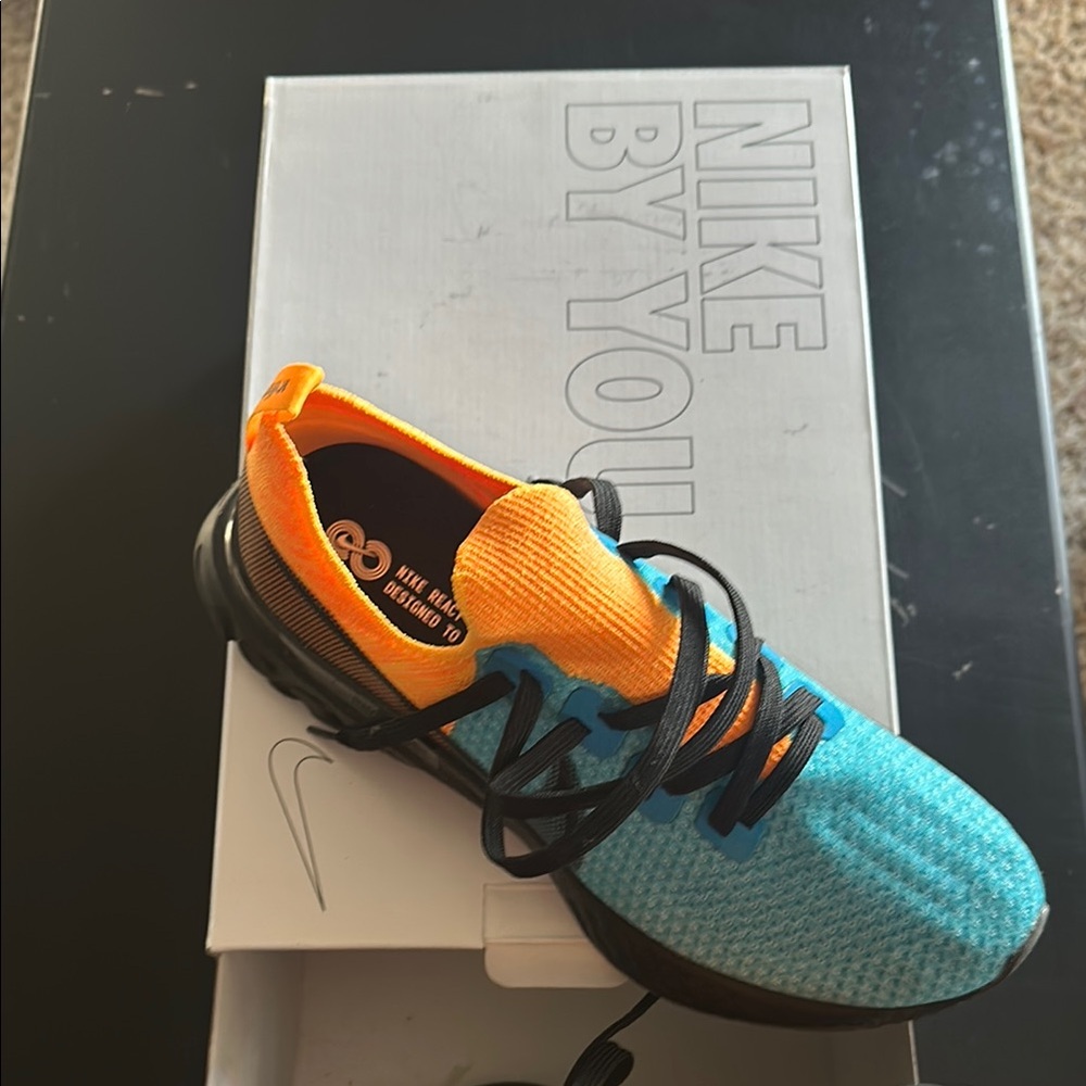 Nike Blue and Orange Sneakers